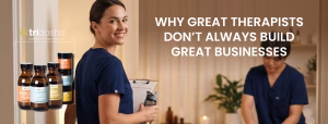 Holistic healthcare professional smiling